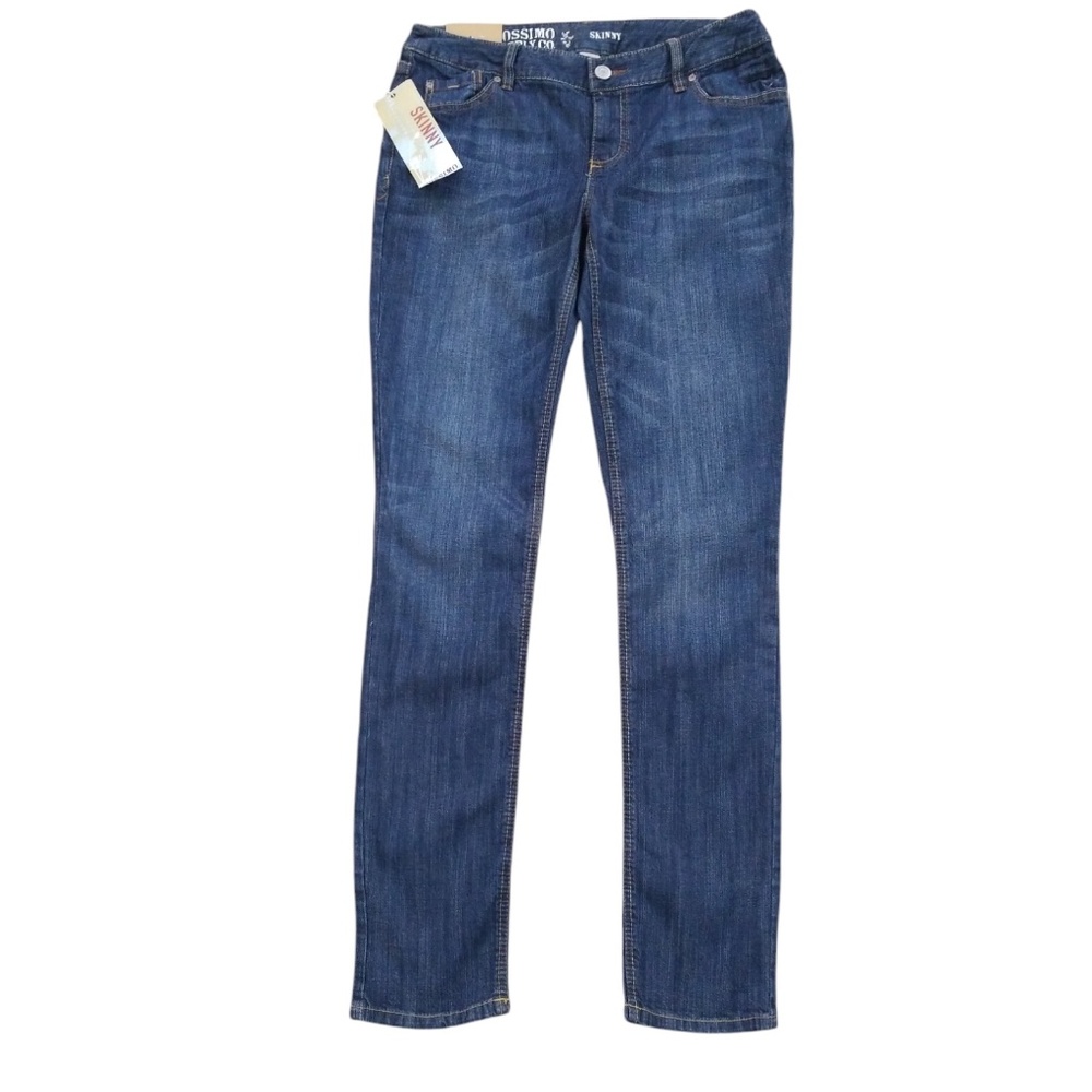 Mossimo Supply Co. Women's‎ Lowest Waist Straight Skinny Jeans Size 11 Long NEW